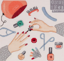 Набор для вышивания " PANNA" CE- 7412 " Маникюр" 20 х 20 см