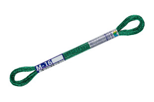 Нитки для вышивания " Gamma" мулине NM металлик 100% полиэстер 8 м М- 16 изумрудный