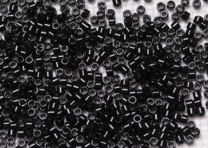 Бисер Япония MIYUKI Delica цилиндрический 11/0 5г DB-0010 черный