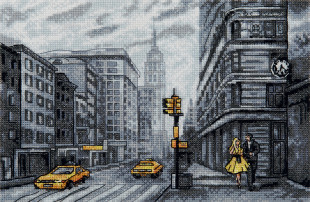 Набор для вышивания " PANNA" GM- 7399 " Нью- Йорк" 24. 5 х 17 см