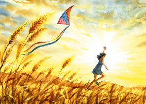 " ФРЕЯ" Пазл 2000 элемент. PZL- 2000/ 24 Полёт воздушного змея