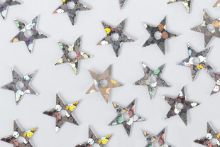 Пайетки " Zlatka" россыпью ZF- 19 7 мм 7 х 7 мм 10 г №08 серебро