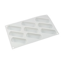 Форма силиконовая "S-CHIEF" для пирожных SPC-0328 29.8 x 17.4 x 4.2 см "пирамидки" - 9 ячеек