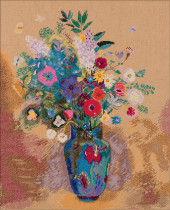 Набор для вышивания " PANNA" " Золотая серия" MET- 7379 " Букет цветов" 31 х 39 см