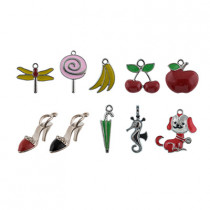 "Zlatka" Подвеска MFG 2 шт №04 Вишенки 17х18 мм