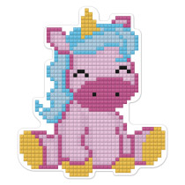 Кристальная ( алмазная) мозаика  " ФРЕЯ" ALVM- 021 магнит " Очаровашка" 9 х 10 см